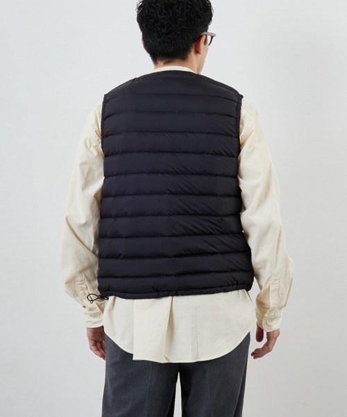 DANTON/ダントン] インナーダウン クルーネックベスト（ダウン