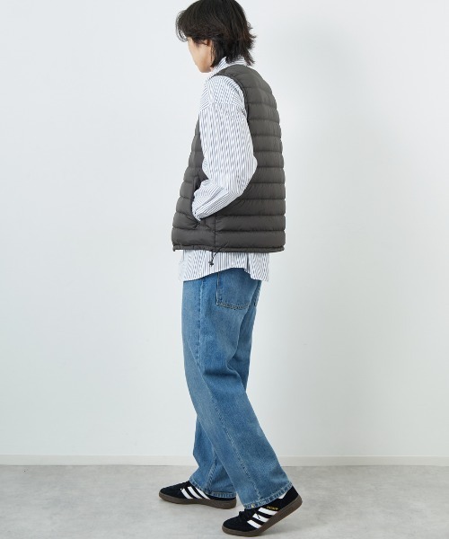 DANTON（ダントン）の「[DANTON/ダントン] インナーダウン クルーネックベスト（ダウンベスト・レディース・ブラック/チャコール/ライトベージュ・L/M/S）」の17枚目の写真