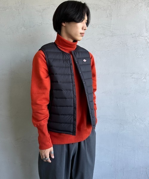 DANTON ダントン ＊インナーダウンベスト 36size DANTON [ダントン] W INNER DOWN CREWNECK VEST [DT-A0002NNF-T