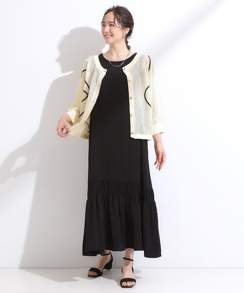 セール】【前後2WAY/S-LL】にょろにょろ刺繍メッシュ