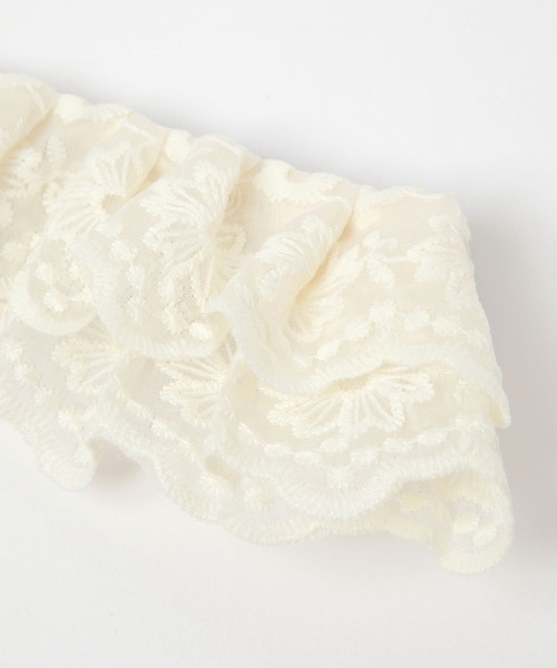 GLOBAL WORK（グローバルワーク）の「レースパチパチヘアカフ/583545（バレッタ/ヘアクリップ・レディース・ホワイト/ベージュ/ベージュ系その他3・FREE）」の8枚目の写真