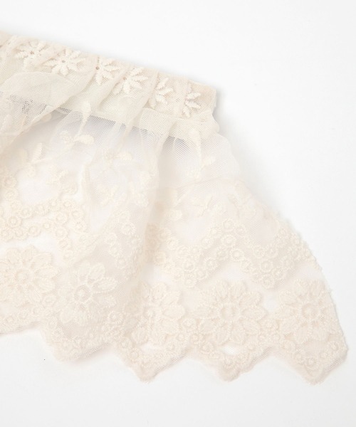 GLOBAL WORK（グローバルワーク）の「レースパチパチヘアカフ/583545（バレッタ/ヘアクリップ・レディース・ホワイト/ベージュ/ベージュ系その他3・FREE）」の10枚目の写真