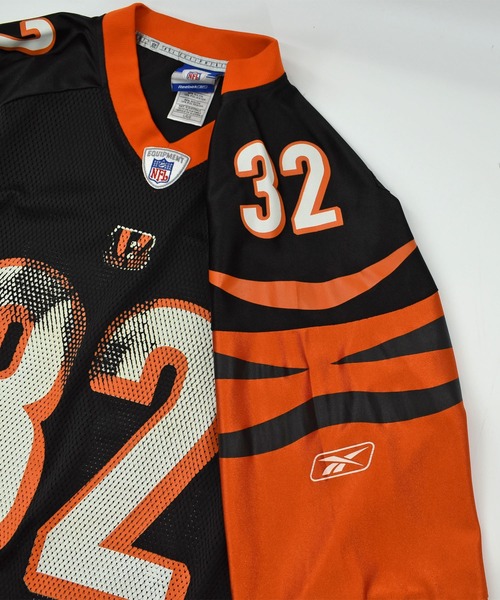 Reebok(リーボック)の「【USED】Reebok “NFL Cincinnati Bengals” ゲームシャツ(Tシャツ/カットソー・メンズ・ホワイト・LARGE)」の4枚目の写真