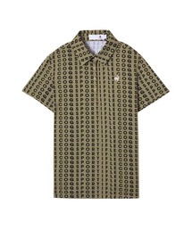 DESCENTE GOLF デサントゴルフ 総柄 ポロシャツ ゴルフ ウェア reonard_1-240001214505