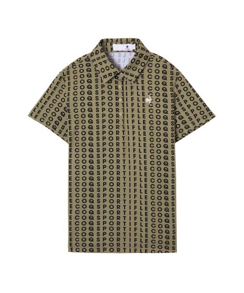 le coq sportif GOLF(ルコックスポルティフゴルフ)の「【le coq sportif GOLF】吸汗速乾/UVカットストレッチ半袖シャツ ゴルフウェア(ポロシャツ・レディース・ベージュ/ブラック/レッド/ホワイト・S/M/L/XL)」の1枚目の写真