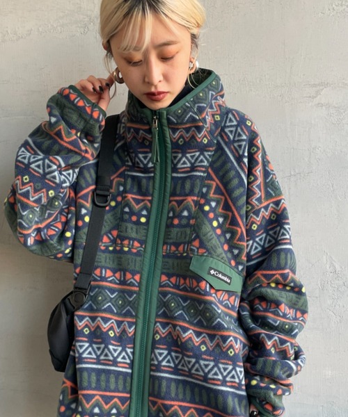 Columbia（コロンビア）の「【WEB限定】[Columbia/コロンビア] ストームクレストロード フリースジャケット（その他アウター・レディース・マルチ/アイボリー/チャコール・S/M）」の3枚目の写真