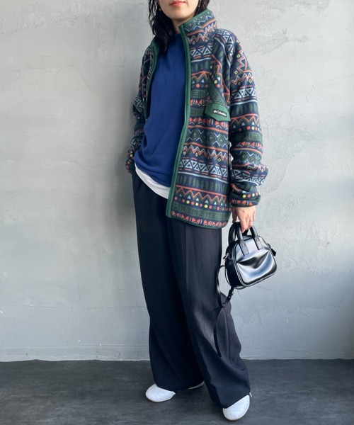 Columbia（コロンビア）の「【WEB限定】[Columbia/コロンビア] ストームクレストロード フリースジャケット（その他アウター・レディース・マルチ/アイボリー/チャコール・S/M）」の4枚目の写真