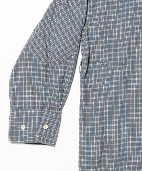 BEAMS BOY（ビームスボーイ）の「ワーク チェック ワンピース（ワンピース・レディース・ライトブラウン/ブルー・ONE SIZE）」の18枚目の写真