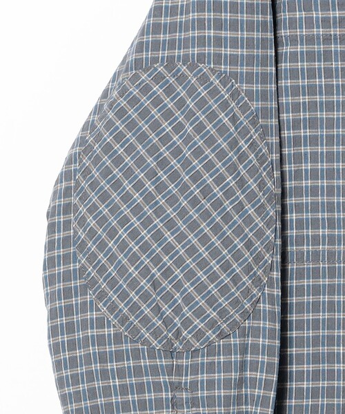 BEAMS BOY（ビームスボーイ）の「ワーク チェック ワンピース（ワンピース・レディース・ライトブラウン/ブルー・ONE SIZE）」の19枚目の写真