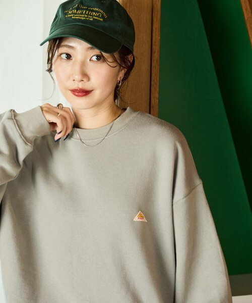 FREAK'S STORE（フリークスストア）の「限定展開 KELTY × FREAK'S STORE/ケルティ 別注 裏起毛 ワンポイント スウェット（スウェット・レディース・ベージュ/ネイビー/ライトグレー/ワインレッド/ブラック/ナチュラル/チャコールグレー・ﾌﾘ-）」の12枚目の写真