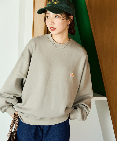 FREAK'S STORE（フリークスストア）の「限定展開 KELTY × FREAK'S STORE/ケルティ 別注 裏起毛 ワンポイント スウェット（スウェット・レディース・ベージュ/ネイビー/ライトグレー/ワインレッド/ブラック/ナチュラル/チャコールグレー・ﾌﾘ-）」の17枚目の写真