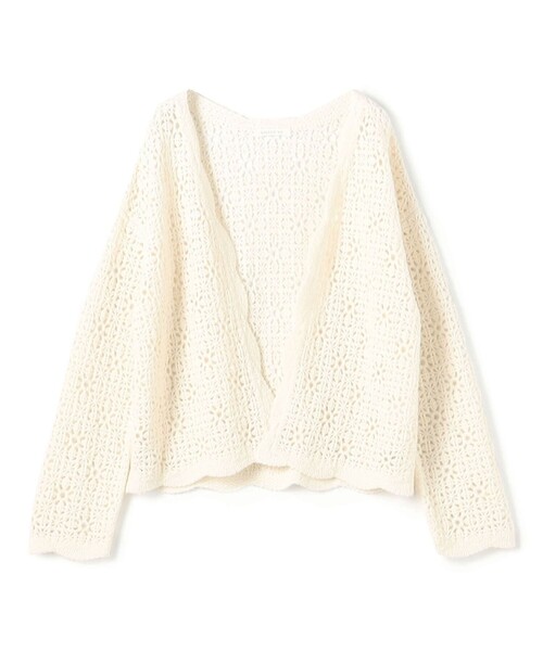 カシミヤレース フロントオープンカーディガン（カーディガン/ボレロ