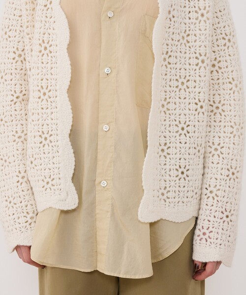 カシミヤレース フロントオープンカーディガン（カーディガン/ボレロ