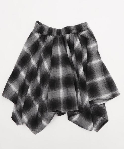 WEGO（ウィゴー）の「WEGO/【25年秋冬新作】ネルシャツライクイレヘムミニスカート（スカート・レディース・ブラウン/ブラック・FREE）」の22枚目の写真