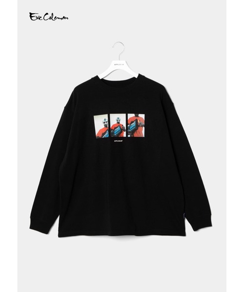 APPLEBUM（アップルバム）の「“ERIC COLEMAN” L/S T SHIRT-MV2（Tシャツ/カットソー・メンズ・ホワイト/ブラック・MEDIUM/XX-LARGE/X-LARGE/LARGE）」の2枚目の写真