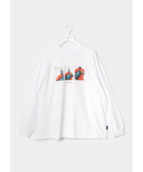 APPLEBUM（アップルバム）の「“ERIC COLEMAN” L/S T SHIRT-MV2（Tシャツ/カットソー・メンズ・ホワイト/ブラック・MEDIUM/XX-LARGE/X-LARGE/LARGE）」の4枚目の写真