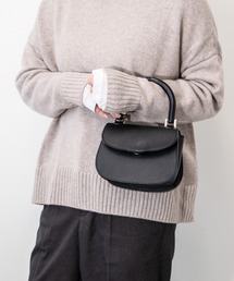 INTER-CHAUSSURES（インターショシュール）の「【LORISTELLA】シュリンクレザーミニフラップバッグ(Q56524)（ハンドバッグ）」