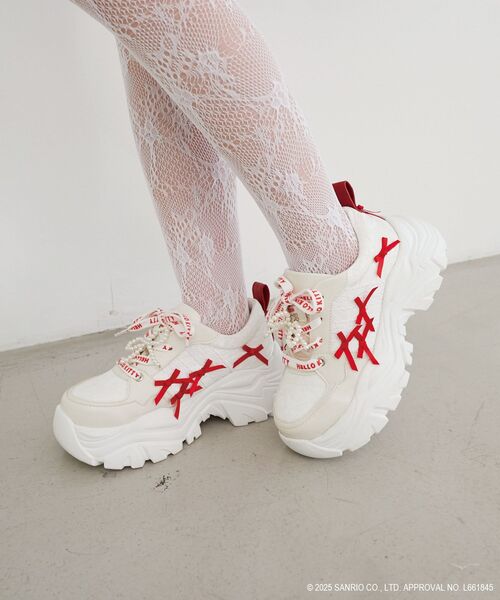 MAJESTIC LEGON(マジェスティックレゴン)の「サンリオキャラクターズ デコスニーカー(スニーカー・レディース・ピンク系その他2/レッド系その他2/ブルー系その他2・X-LARGE/LARGE/MEDIUM/SMALL)」の10枚目の写真