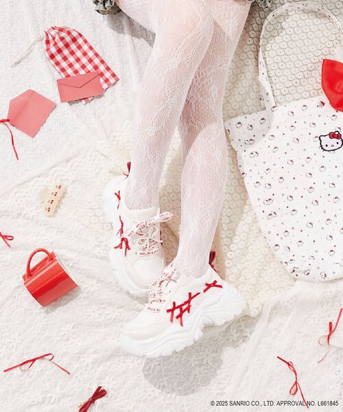 MAJESTIC LEGON(マジェスティックレゴン)の「サンリオキャラクターズ デコスニーカー(スニーカー・レディース・ピンク系その他2/レッド系その他2/ブルー系その他2・X-LARGE/LARGE/MEDIUM/SMALL)」の14枚目の写真