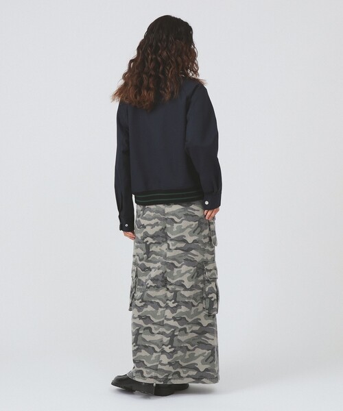 FRED PERRY（フレッドペリー）の「【別注】FRED PERRY / Tennis Bomber Jacket（ブルゾン・レディース・ホワイト/ネイビー・ONE SIZE）」の17枚目の写真