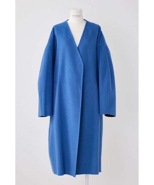 ノーカラーワイドコート（ノーカラーコート）｜ENFOLD（エンフォルド