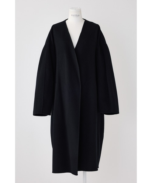 ノーカラーワイドコート（ノーカラーコート）｜ENFOLD（エンフォルド