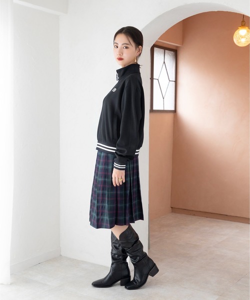 NEW BALANCE(ニューバランス)の「Post Season ピケトラックジャケット(ブルゾン・レディース・ブラック/ライトベージュ・X-LARGE/LARGE/MEDIUM/SMALL)」の15枚目の写真