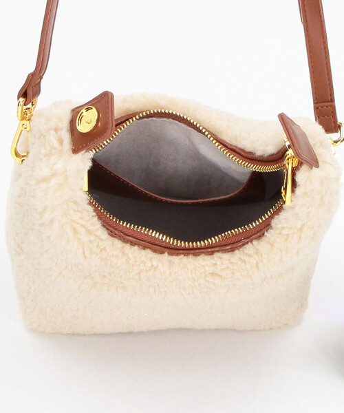 FREAK'S STORE(フリークスストア)の「SINBONO/シンボノ Vienna Top Handle Crossbody Bag / 2T06(ショルダーバッグ・レディース・ナチュラル/パープル・ONE SIZE)」の15枚目の写真