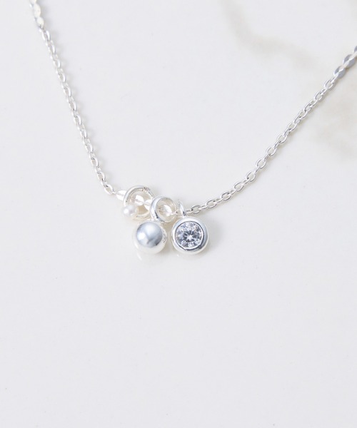 COLLAGE GALLARDAGALANTE(コラージュガリャルダガランテ)の「ミックスミニチャームネックレス(ネックレス・レディース・シルバー/ゴールド・FREE)」の7枚目の写真