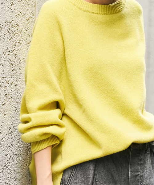 ≪追加≫ラグランスリーブ ワイドプルオーバー（ニット/セーター