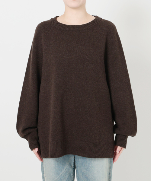 ≪追加≫ラグランスリーブ ワイドプルオーバー（ニット/セーター