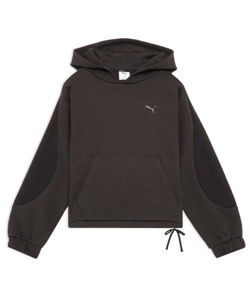 PUMA(プーマ)の「PUMA プーマ ウィメンズ CORE HERITAGE フーディ(パーカー・レディース・ブラック/オフホワイト/ライラック・LARGE/SMALL/X-LARGE/MEDIUM)」の1枚目の写真