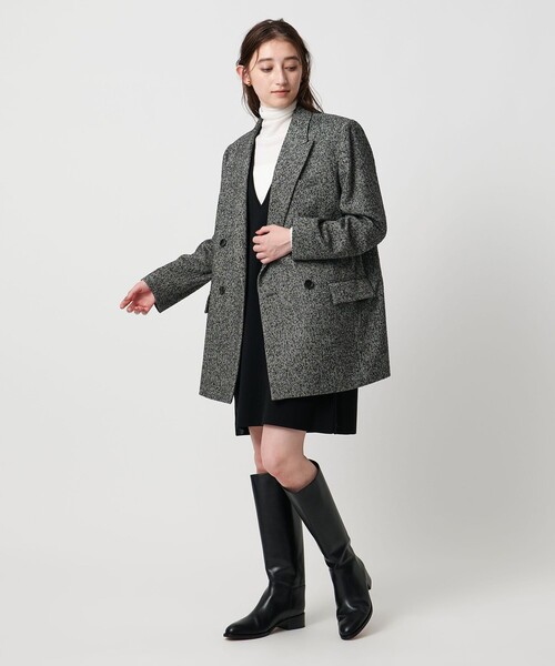 SACRA(サクラ)の「<SACRA>ツイード ジャケット(テーラードジャケット・レディース・ブラック・38)」の18枚目の写真