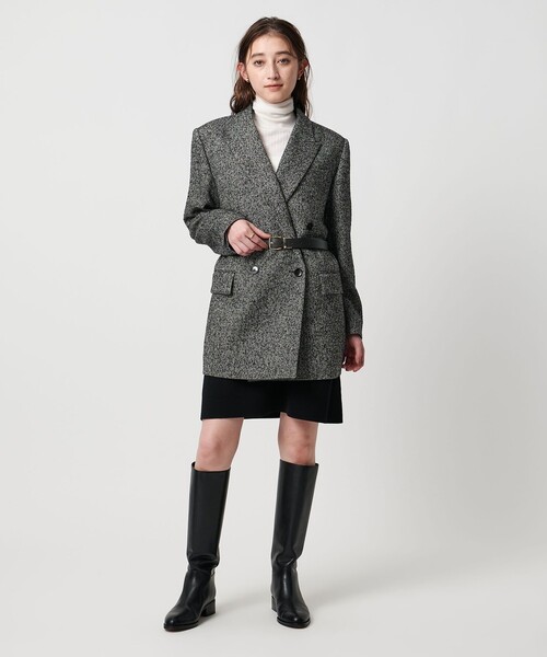 SACRA(サクラ)の「<SACRA>ツイード ジャケット(テーラードジャケット・レディース・ブラック・38)」の11枚目の写真