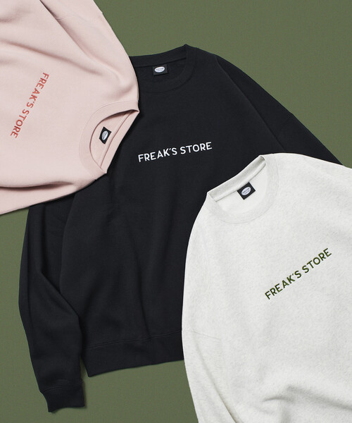 限定展開 リラックスフィット 刺繍ロゴワンポイント クルーネック