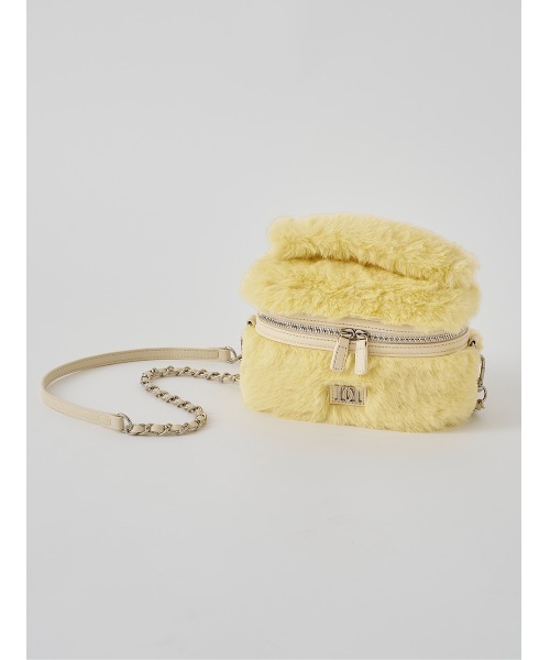 darich ダーリッチ フェイクファーショルダーミニバッグ　ブラック darich ダーリッチ フェイクファーショルダーミニバッグ
