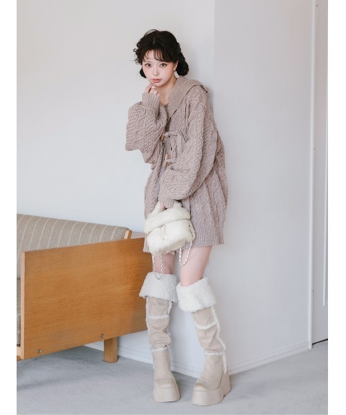 Darich（ダーリッチ）の「フェイクファーショルダーミニバッグ