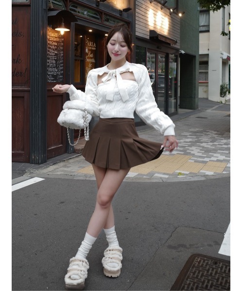 Darich（ダーリッチ）の「フェイクファーショルダーミニバッグ