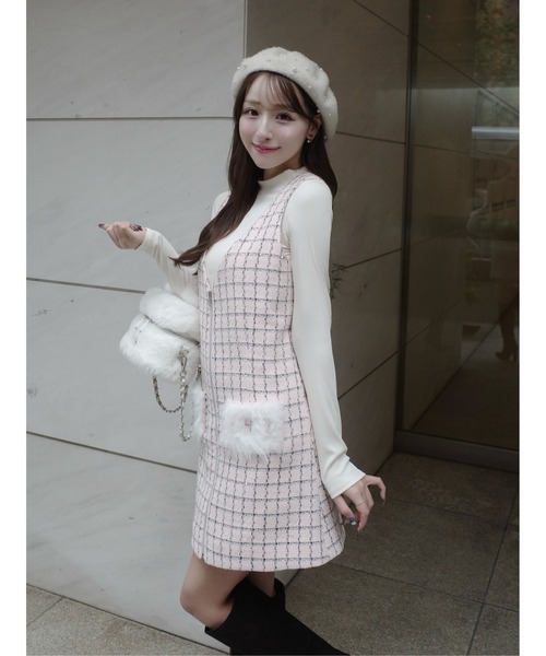 フェイクファーショルダーミニバッグ（ショルダーバッグ