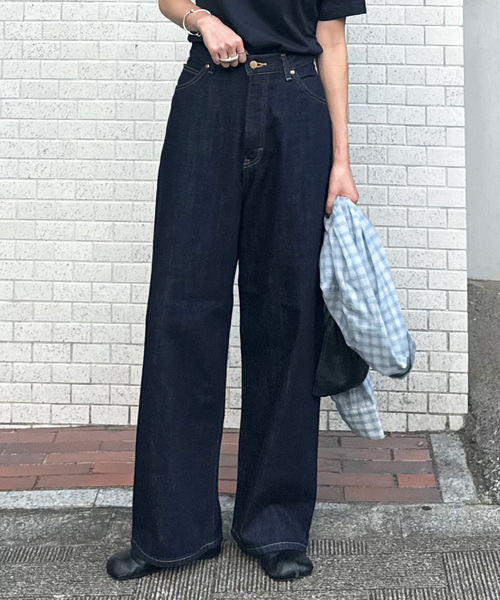 新色追加 LEE 別注ハイウエストルーズデニム（デニムパンツ）｜OUTDOOR