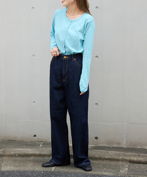 新色追加 LEE 別注ハイウエストルーズデニム（デニムパンツ）｜OUTDOOR