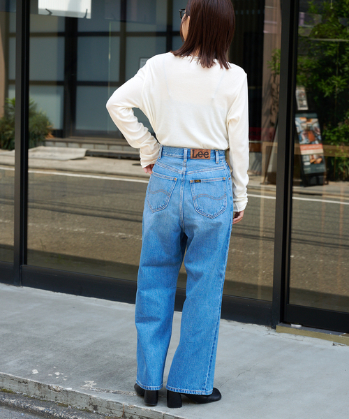 OUTDOOR PRODUCTS（アウトドアプロダクツ）の「新色追加 LEE 別注ハイウエストルーズデニム（デニムパンツ・レディース・ブルー系その他/ネイビー・MEDIUM/X-SMALL/SMALL）」の22枚目の写真