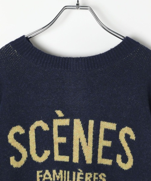 LEPSIM（レプシィム）の「5ゲージ2WAYロゴチュニックカーディガン　595309（カーディガン/ボレロ・レディース・チャコールグレー/バーガンディー/ネイビー/ベージュ・FREE）」の13枚目の写真