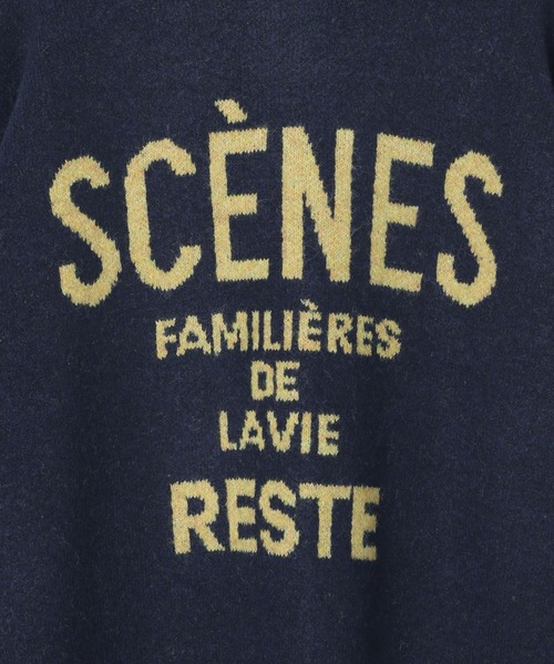 LEPSIM（レプシィム）の「5ゲージ2WAYロゴチュニックカーディガン　595309（カーディガン/ボレロ・レディース・チャコールグレー/バーガンディー/ネイビー/ベージュ・FREE）」の18枚目の写真