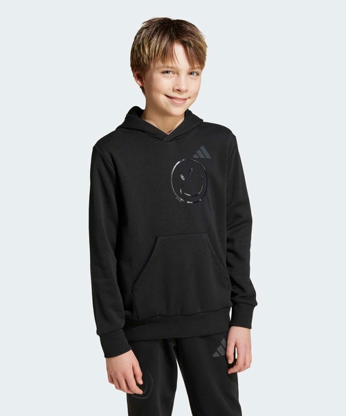 adidas(アディダス)の「adidas x Smileyworld パーカー キッズ / アディダス adidas(パーカー・キッズ・ブラック・130/140/150/160)」の3枚目の写真