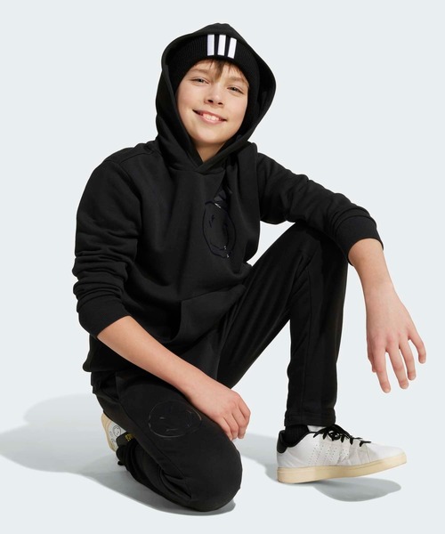 adidas(アディダス)の「adidas x Smileyworld パーカー キッズ / アディダス adidas(パーカー・キッズ・ブラック・130/140/150/160)」の7枚目の写真