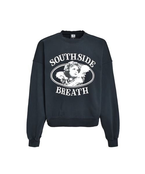 BREATH（ブレス）の「ANGEL LOGO SWEAT（スウェット・メンズ・ブラウン/ブラック・MEDIUM/LARGE/X-LARGE/XX-LARGE）」の2枚目の写真