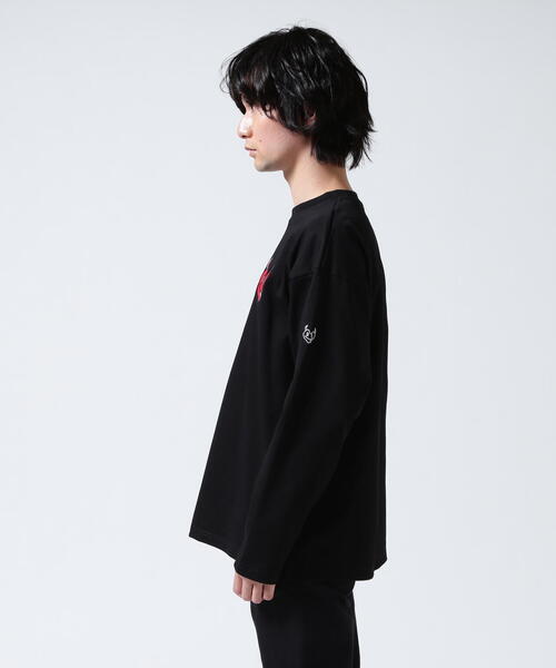 maxsix（マックスシックス）の「maxsix(マックスシックス）SINGLE HERT L/S TEE（Tシャツ/カットソー・メンズ・ブラック/ホワイト・L/M）」の15枚目の写真