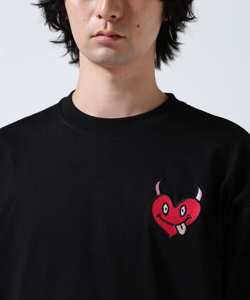 maxsix（マックスシックス）の「maxsix(マックスシックス）SINGLE HERT L/S TEE（Tシャツ/カットソー・メンズ・ブラック/ホワイト・L/M）」の17枚目の写真