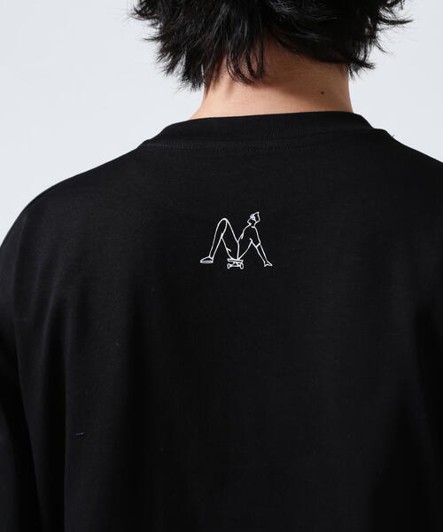 maxsix（マックスシックス）の「maxsix(マックスシックス）SINGLE HERT L/S TEE（Tシャツ/カットソー・メンズ・ブラック/ホワイト・L/M）」の8枚目の写真